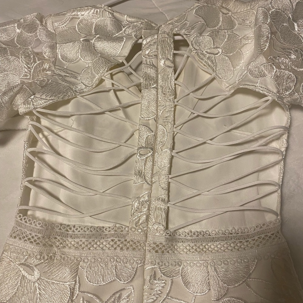 White dress!